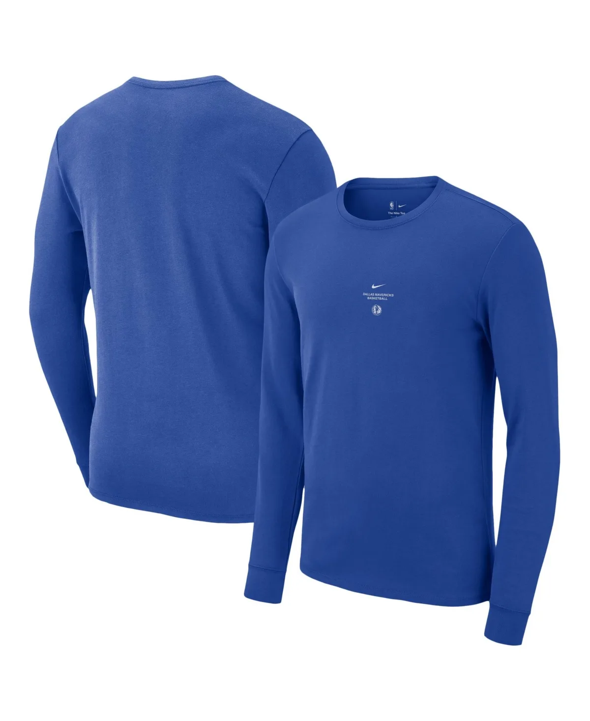 Dallas Mavericks 2026 Standard Issue Practice Long Sleeve T-Shirt by Nike