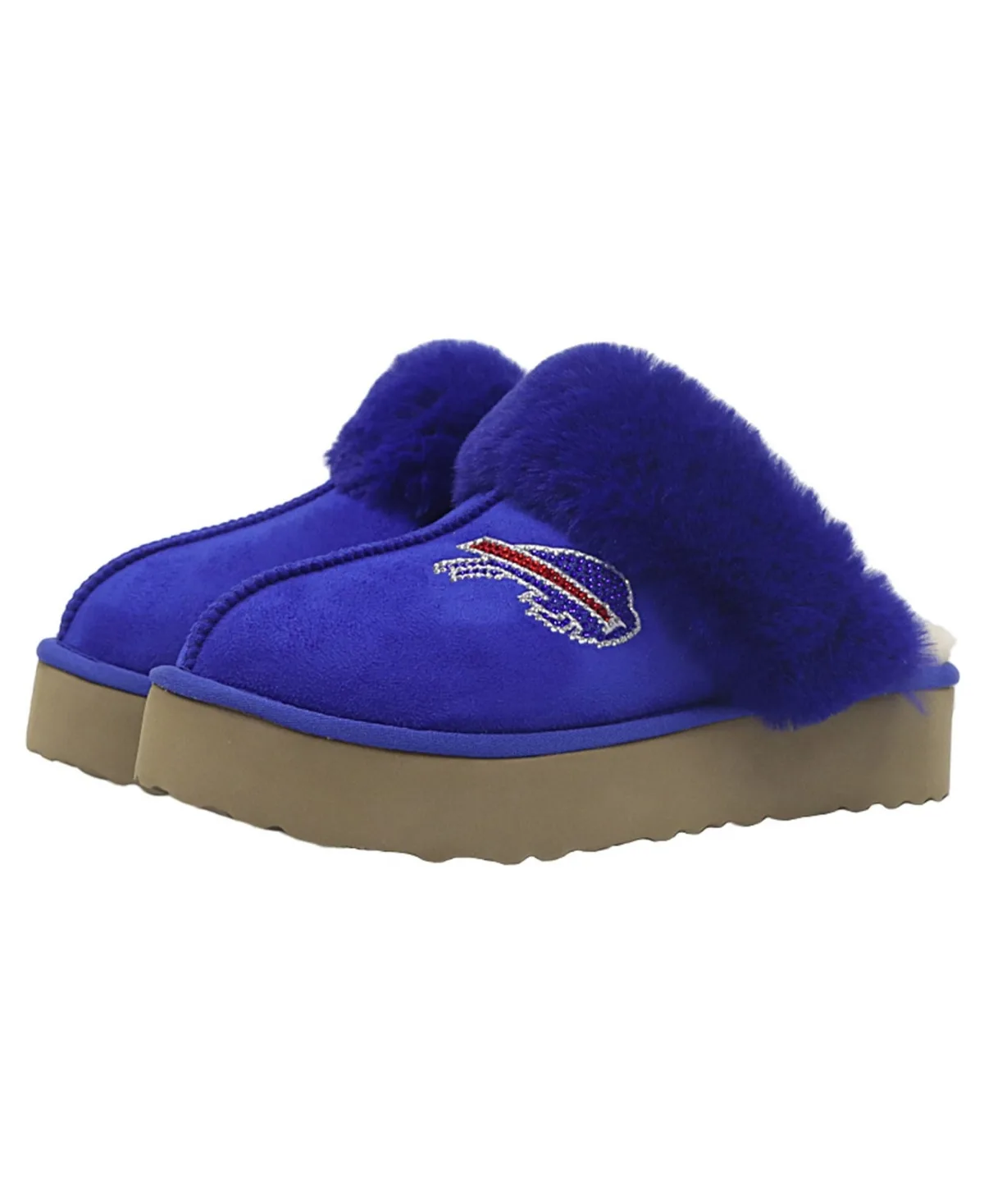 Buffalo Bills Team Color Slipper Boots by Fabgating by Cuce