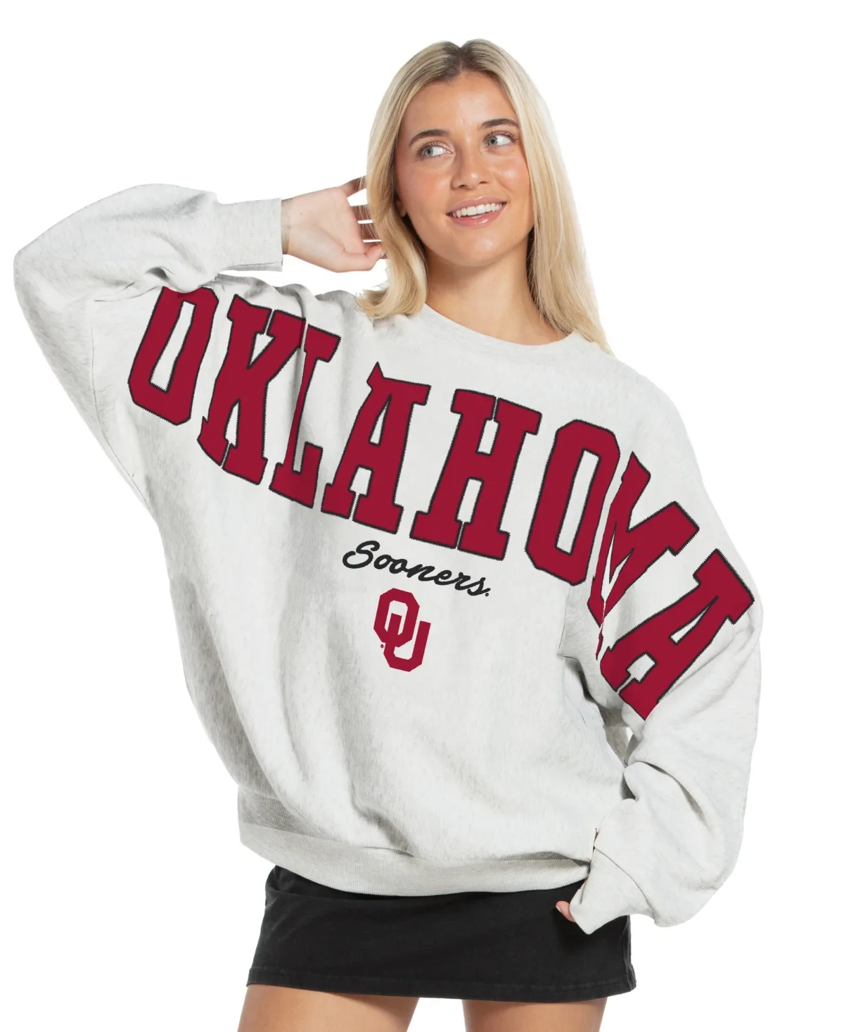 Oklahoma Sooners Flannigan Oversized Fleece Sweatshirt