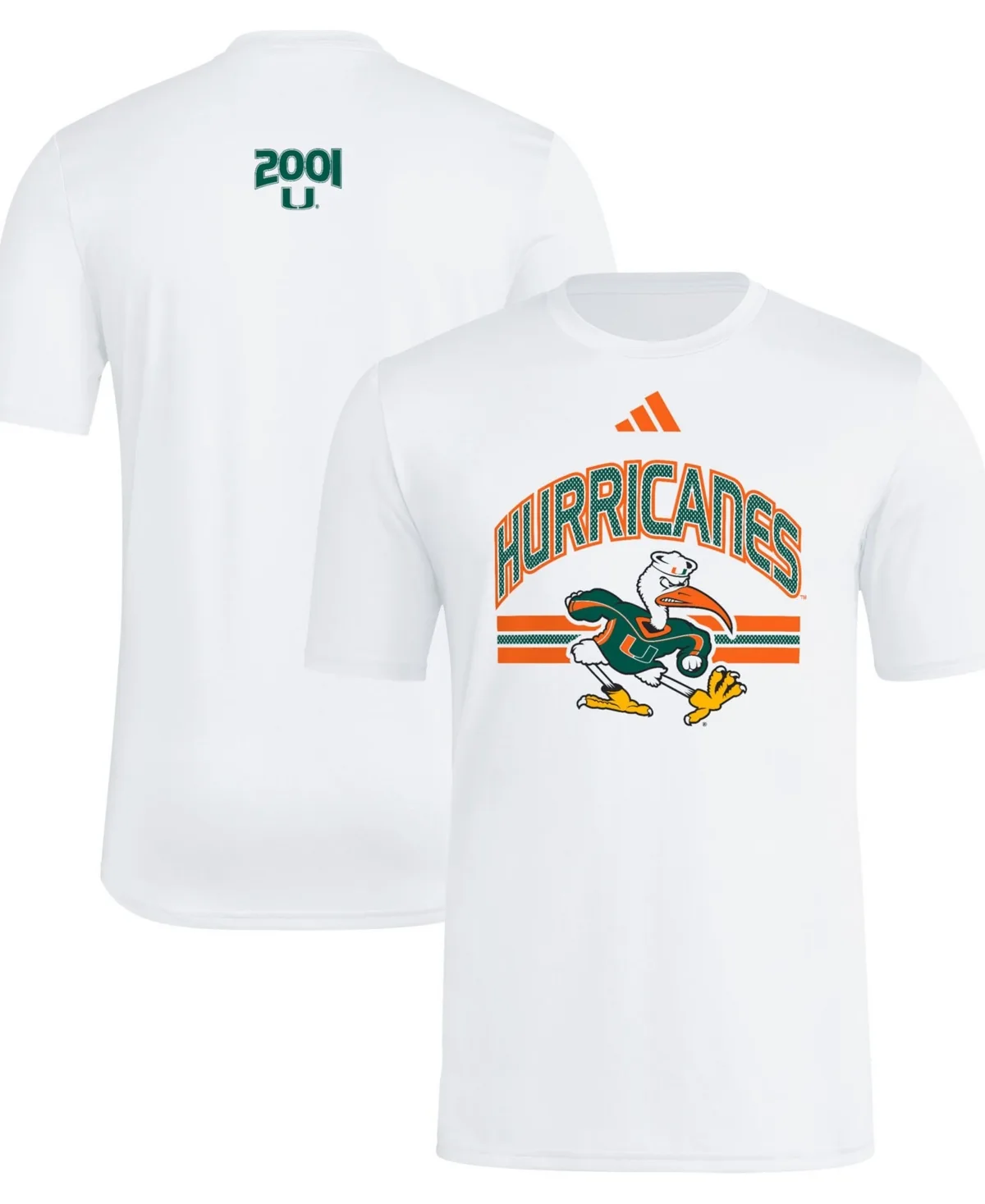 Miami Hurricanes Its Back Pregame T-Shirt by adidas