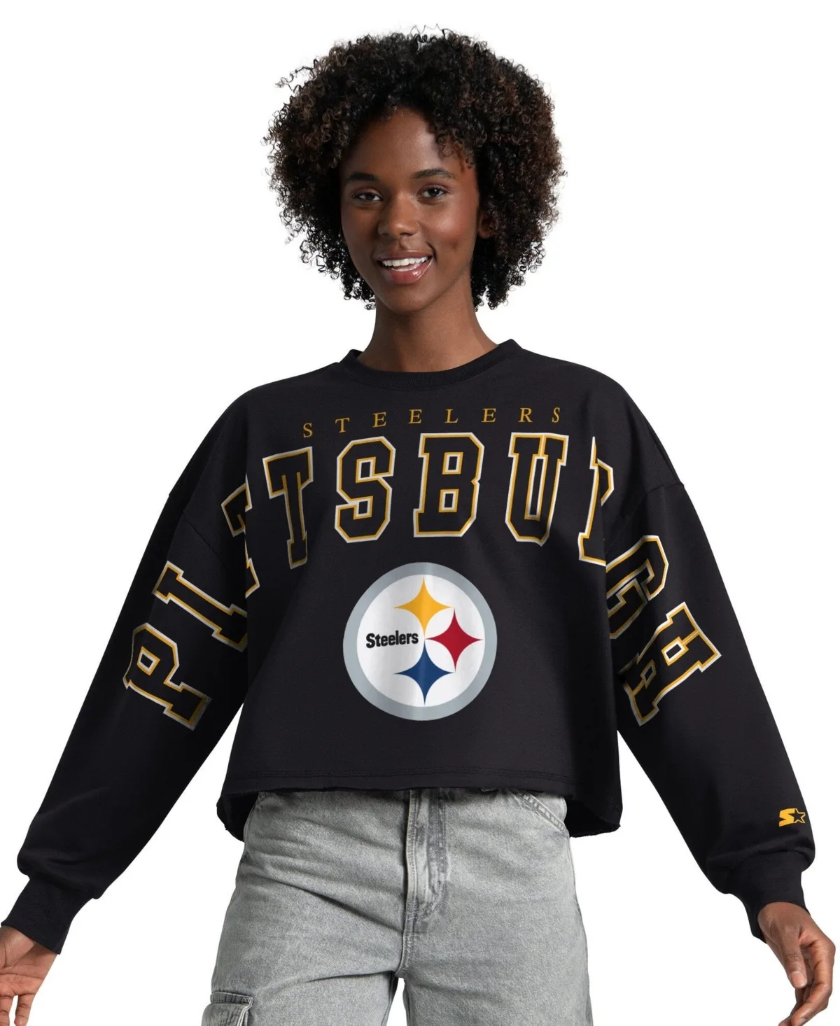 Pittsburgh Steelers Bleachers Cropped Sweatshirt