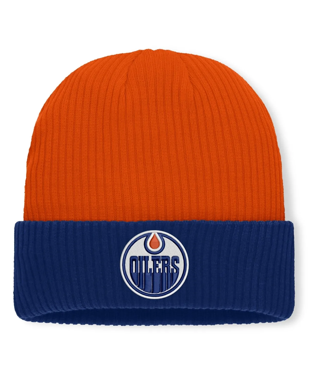 Edmonton Oilers Authentic Pro Rink Cuffed Knit Hat by Fanatics