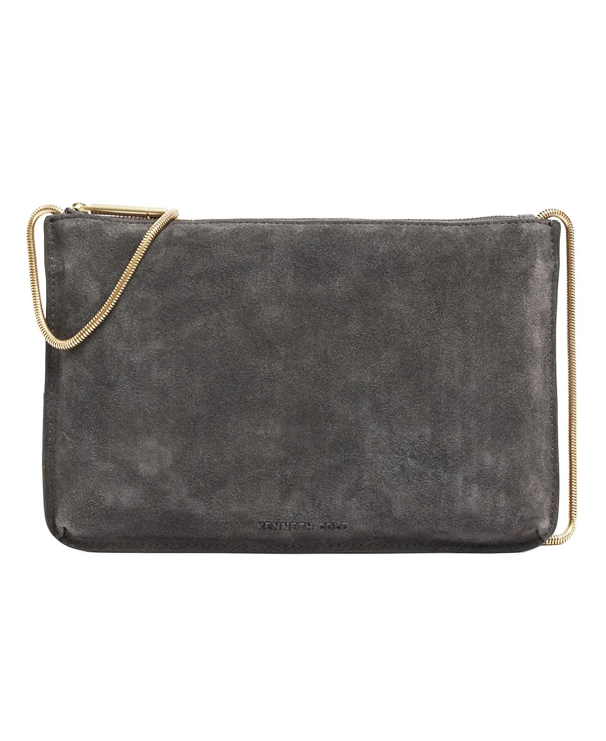 Kenneth Cole Highline Disco Leather Mini Crossbody Handbag - Steel by Kenneth Cole