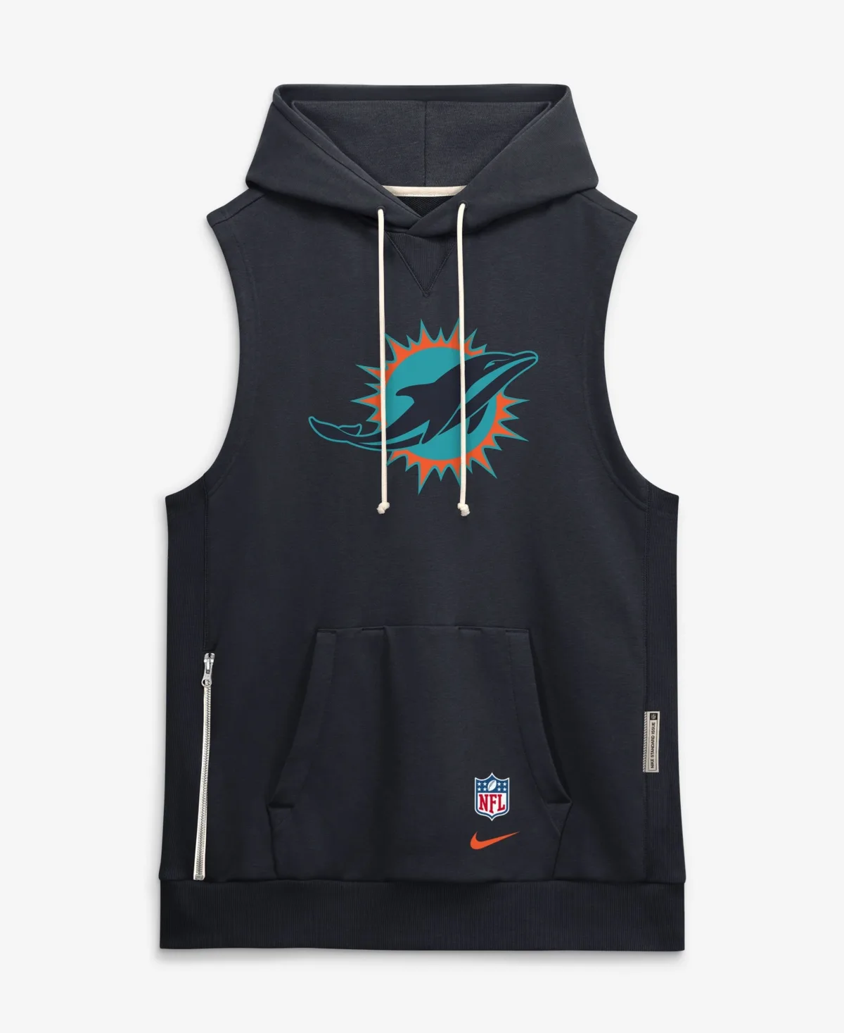 Miami Dolphins Rivalries Collection Sideline Sleeveless Fleece Hoodie by Nike