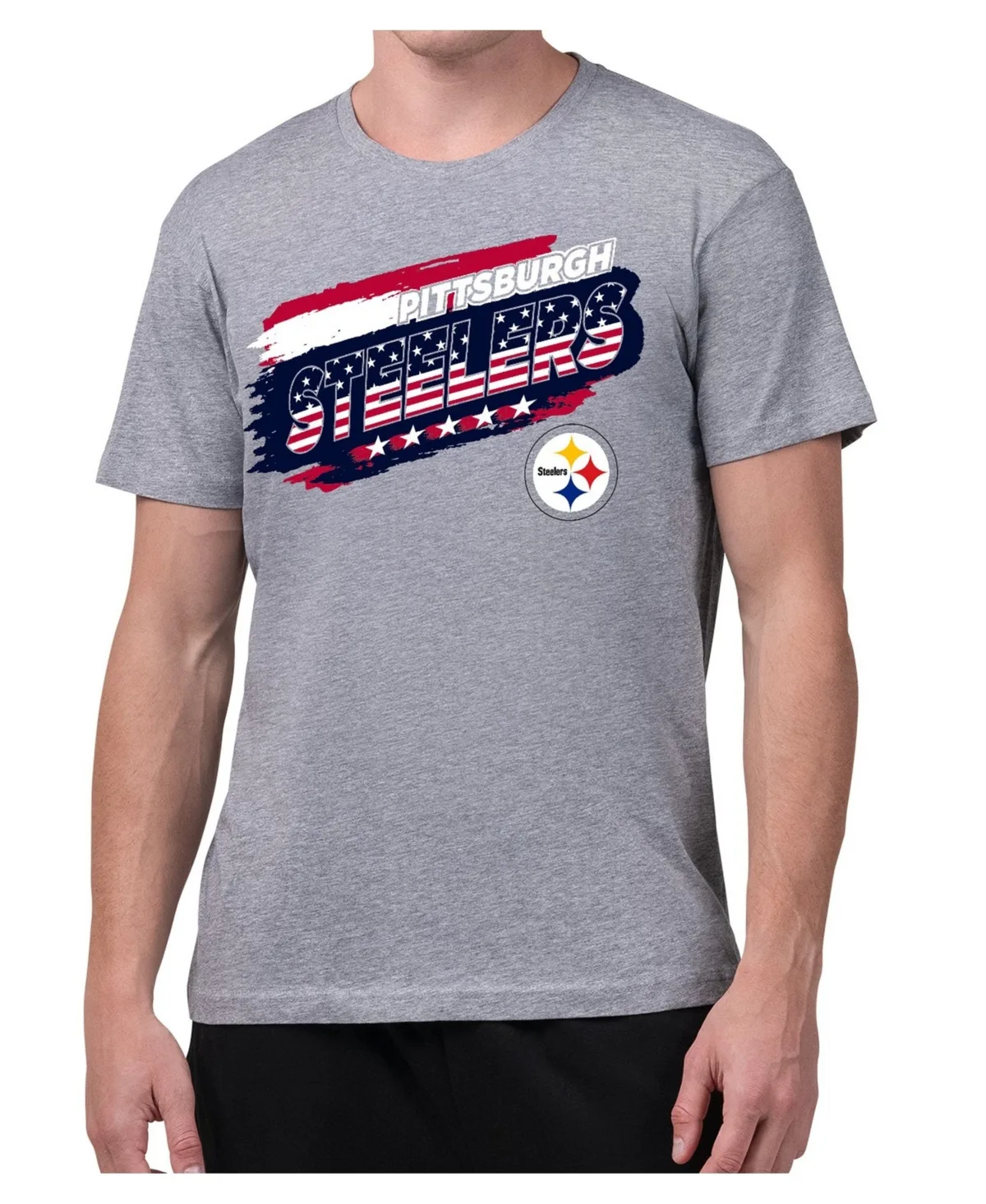 Pittsburgh Steelers Patriotic Paint T-Shirt