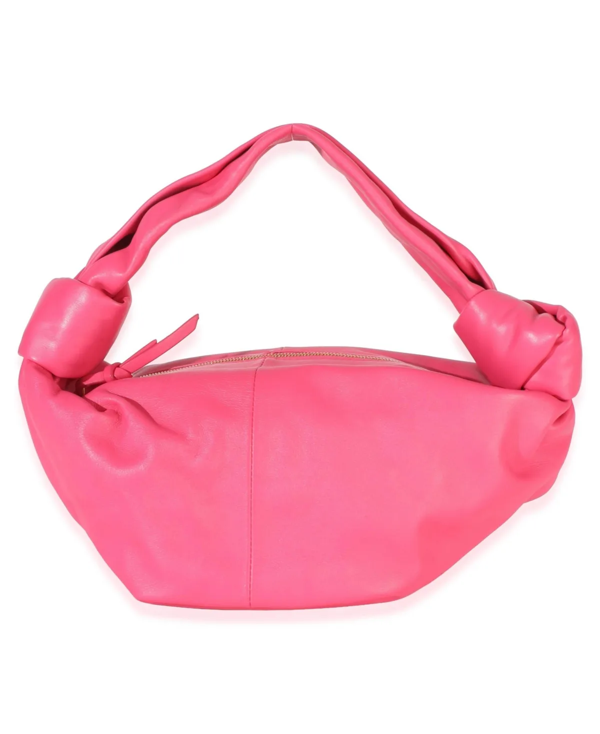 Pre-Owned Bottega Veneta Pink Nappa Mini Double Knot Bag by Bottega Veneta
