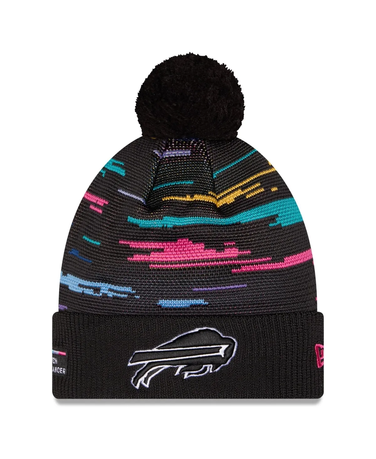 Buffalo Bills 2026 Nfl Crucial Catch Cuffed Knit with Pom Hat by New Era