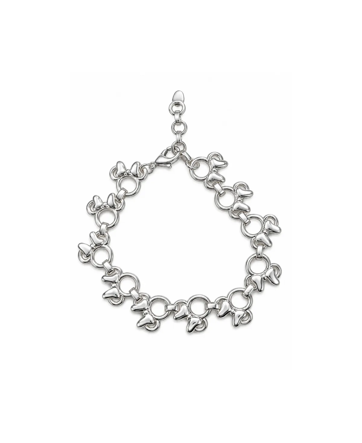 Fine Silver Plated Minnie Mouse Adjustable Bracelet by Disney