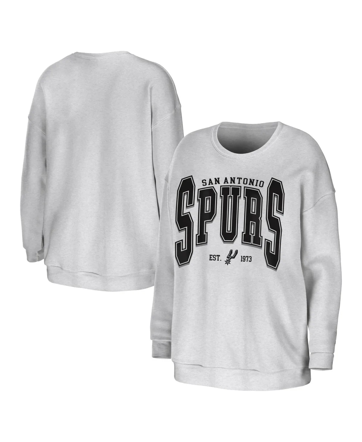 San Antonio Spurs Oversized Crew Sweatshirt by Wear by Erin Andrews