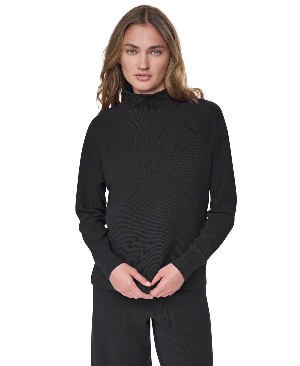 Sport Thermal Funnel-Neck Raglan Pullover by DKNY