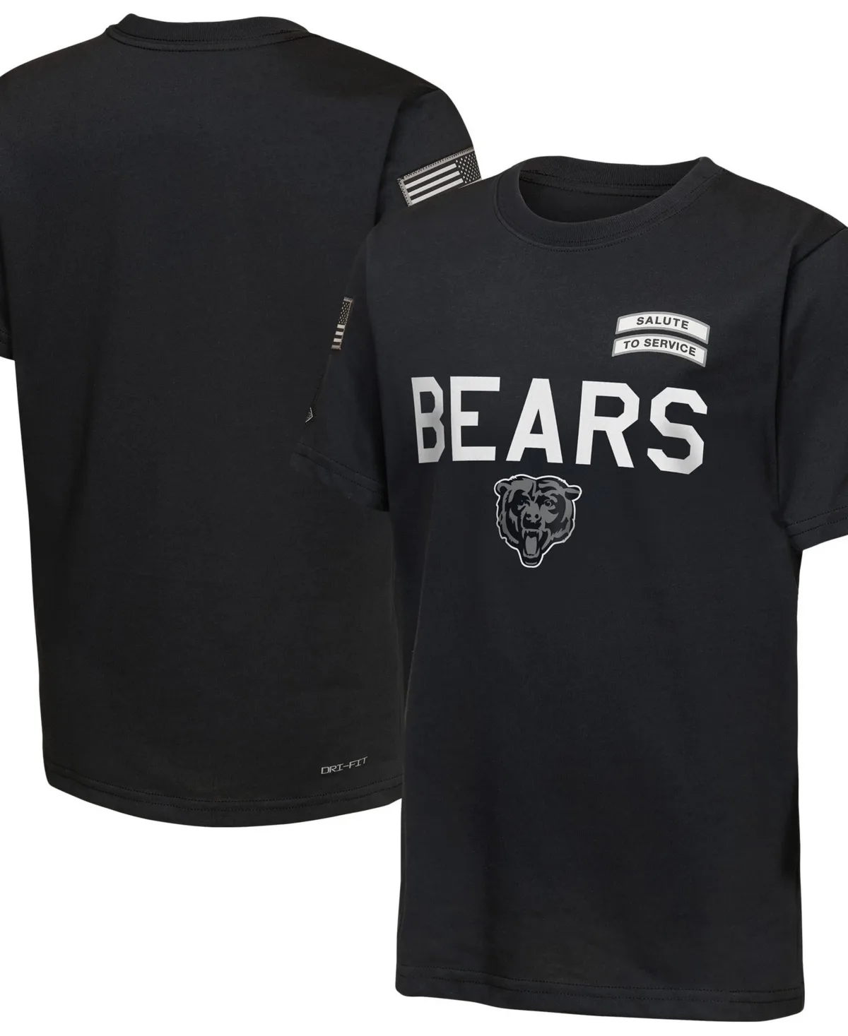 Chicago Bears 2026 Salute to Service Sideline Dri-Fit T-Shirt by Nike