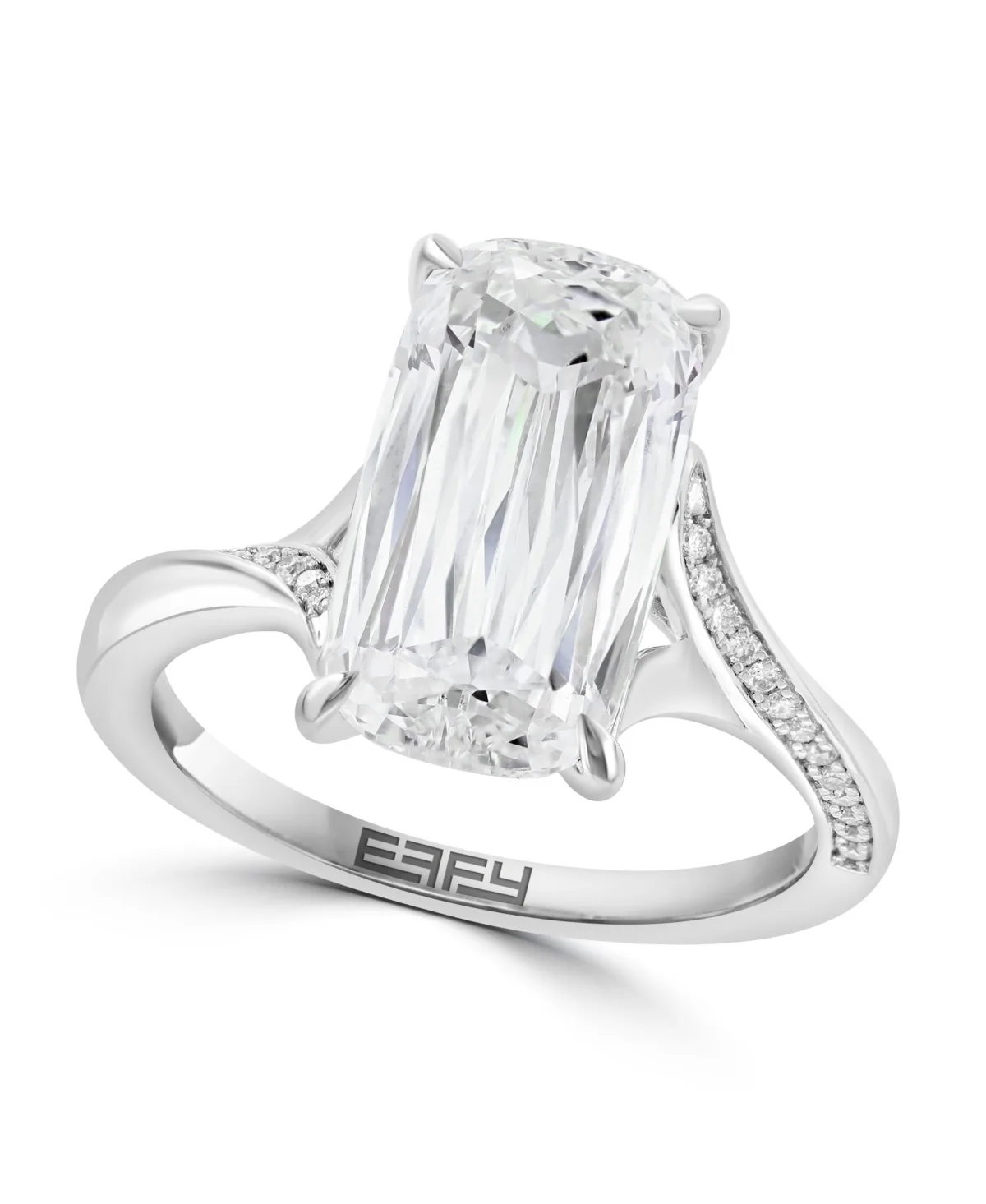 Certified Lab Grown Diamond Solitaire Ring (5-1/10 ct. t.w.) in 14k Yellow Gold