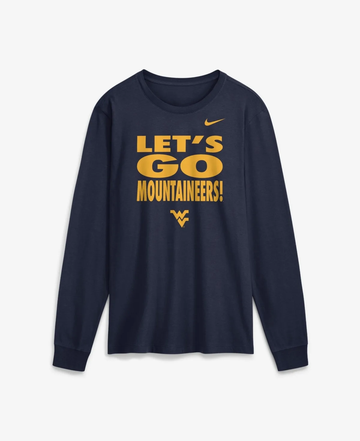 West Virginia Mountaineers 2026 Sideline Slogan Dri-Fit Long Sleeve T-Shirt by Nike