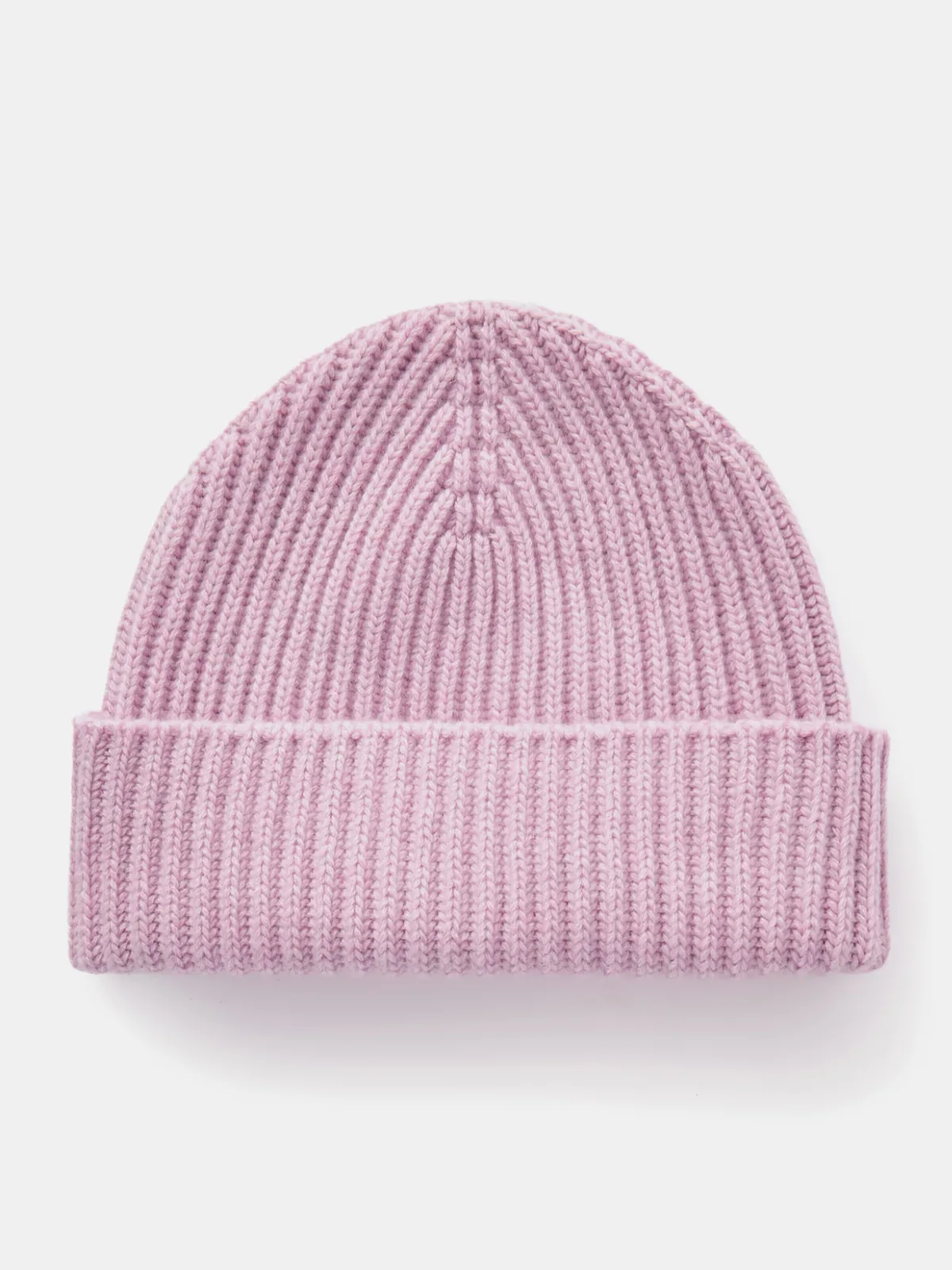 - Lovat Ribbed Cashmere Beanie -