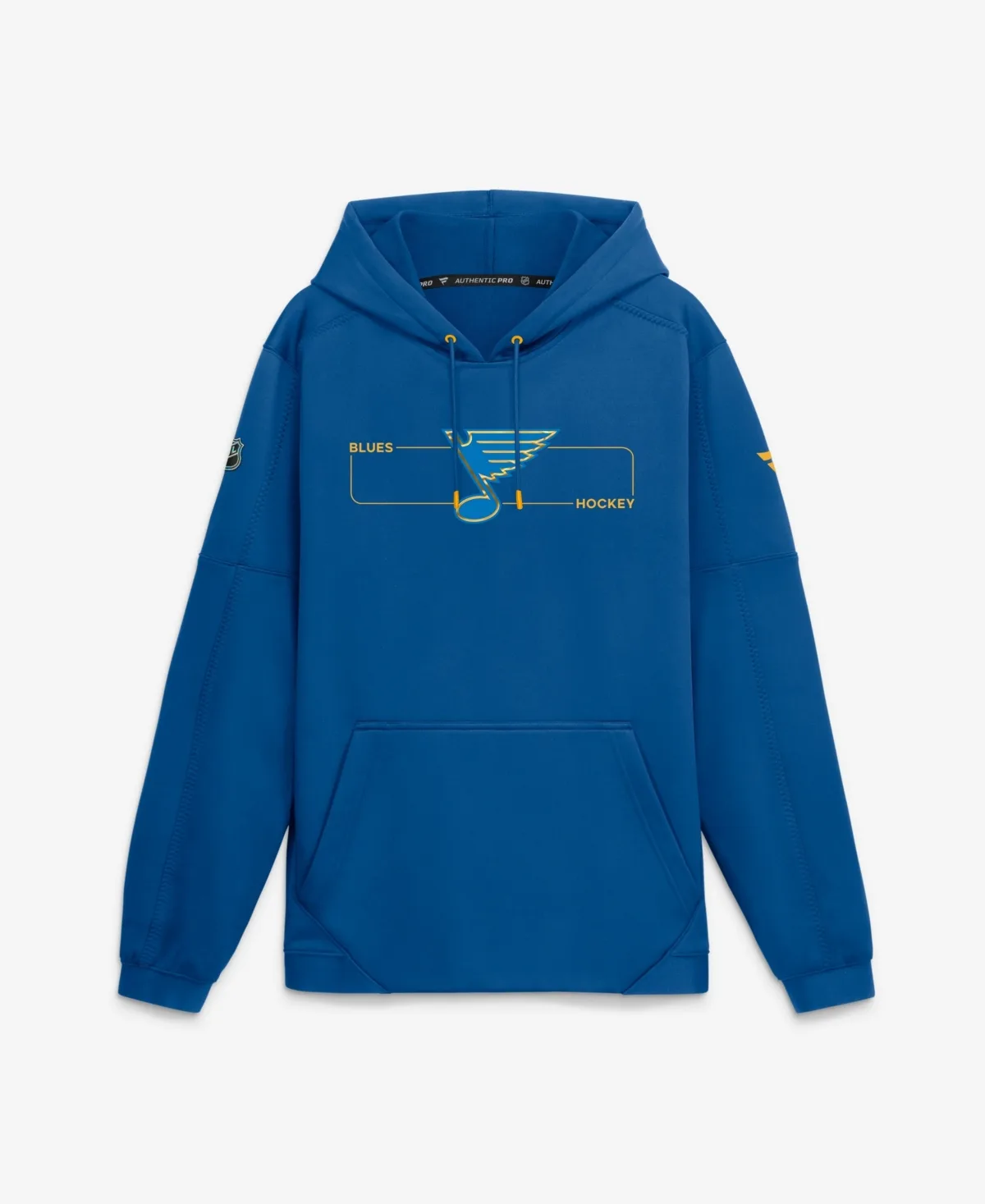 St. Louis Blues Authentic Pro Rink Fleece Pullover Hoodie by Fanatics