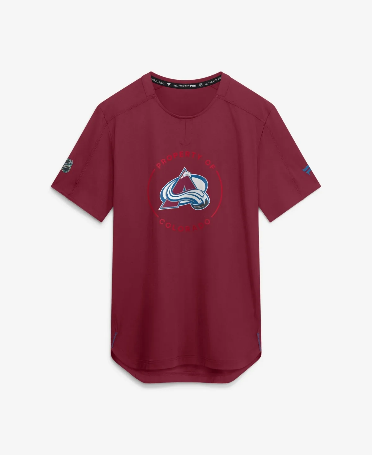 Colorado Avalanche Authentic Pro Train Performance T-Shirt by Fanatics