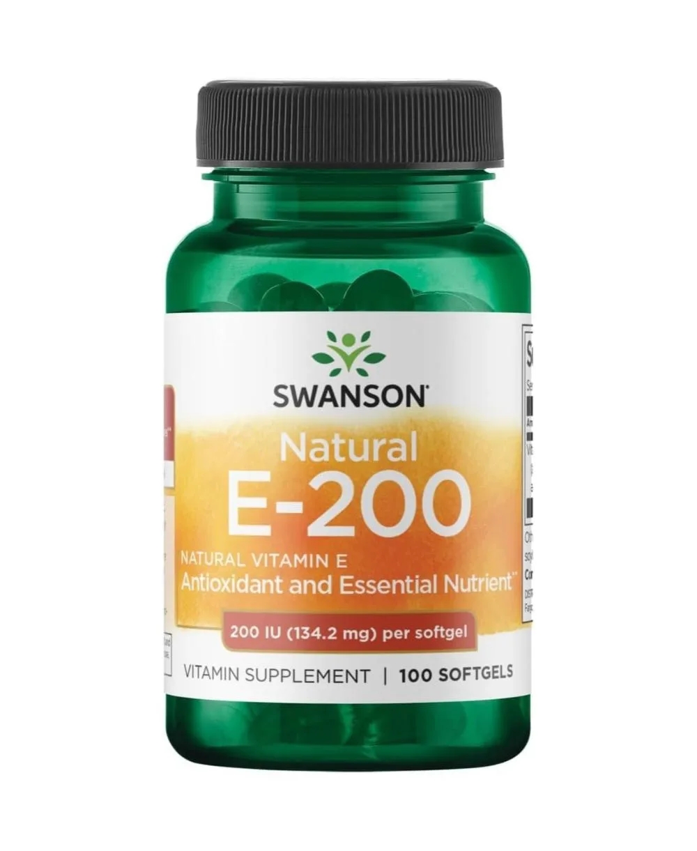 Vitamin E Heart and Tissue Support 200 Iu 100 Softgels by Swanson