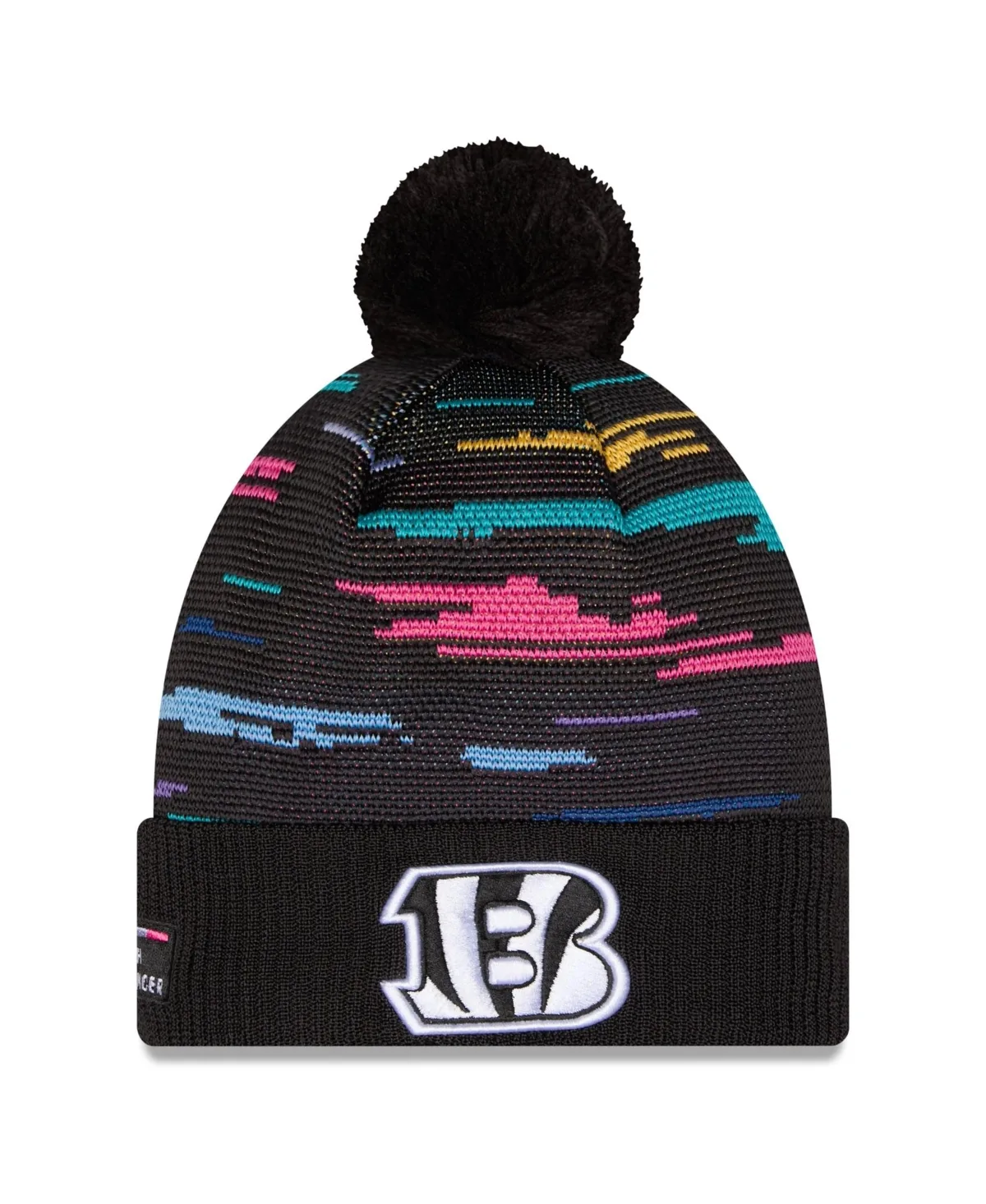 Cincinnati Bengals 2026 Nfl Crucial Catch Cuffed Knit with Pom Hat by New Era
