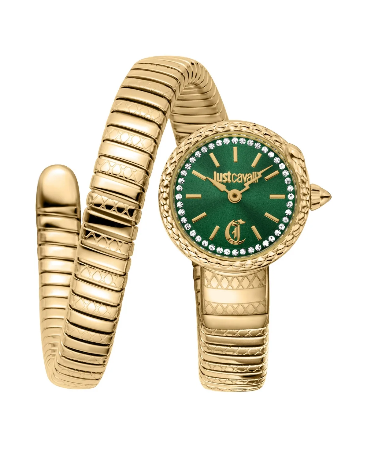 Quartz Romina Water-Resistant Gold Stainless Steel Bracelet Watch 22mm by Just Cavalli