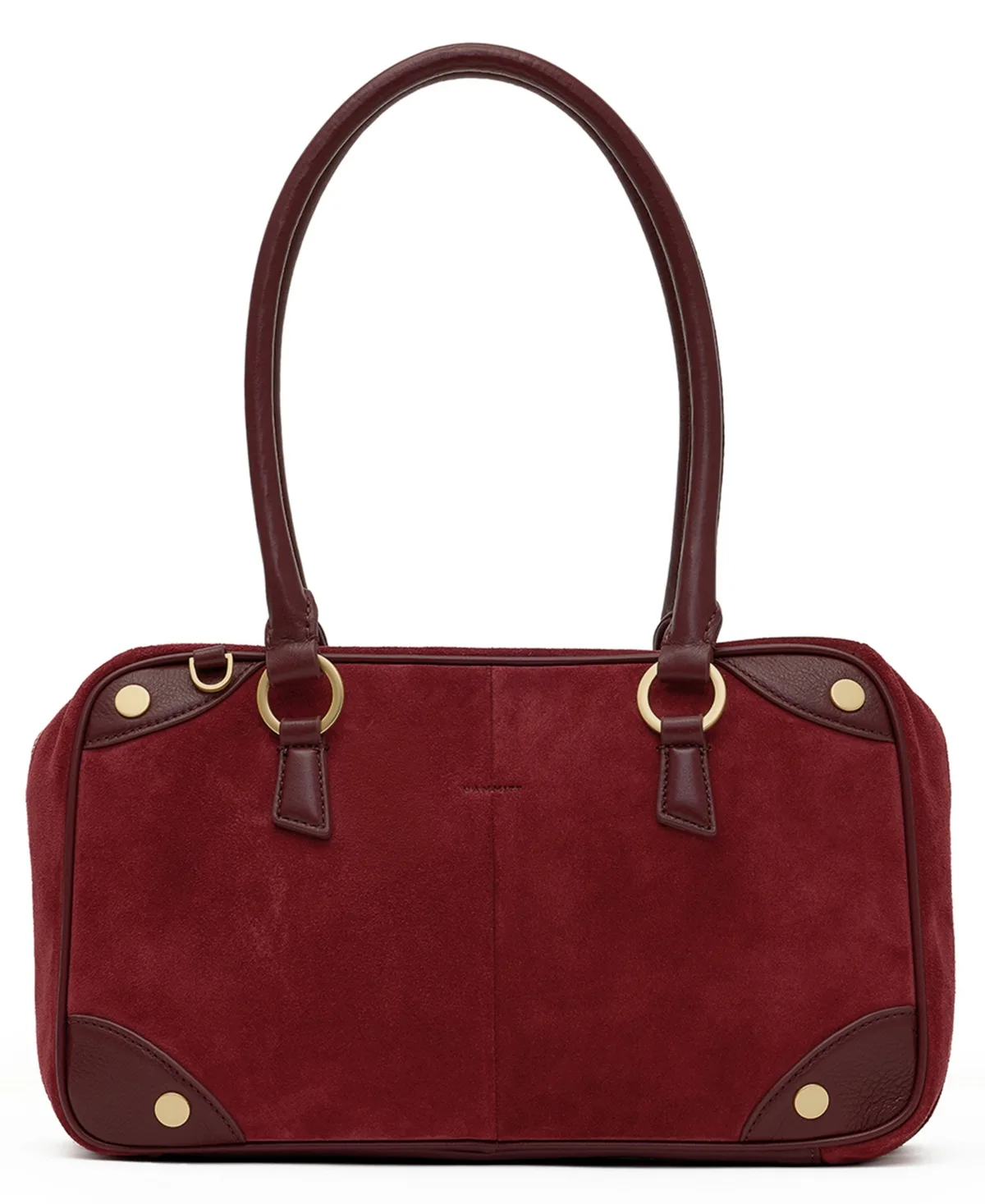 Meredith Med Suede Small Top Handle Shoulder Handbag by Hammitt
