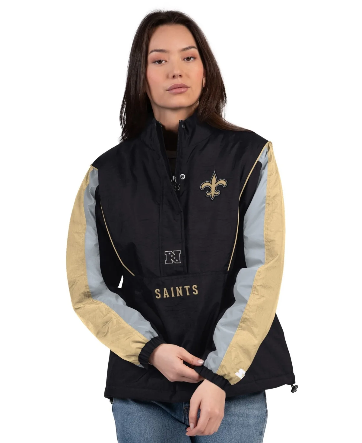 New Orleans Saints Thursday Night Gridiron Half-Zip Jacket by Starter