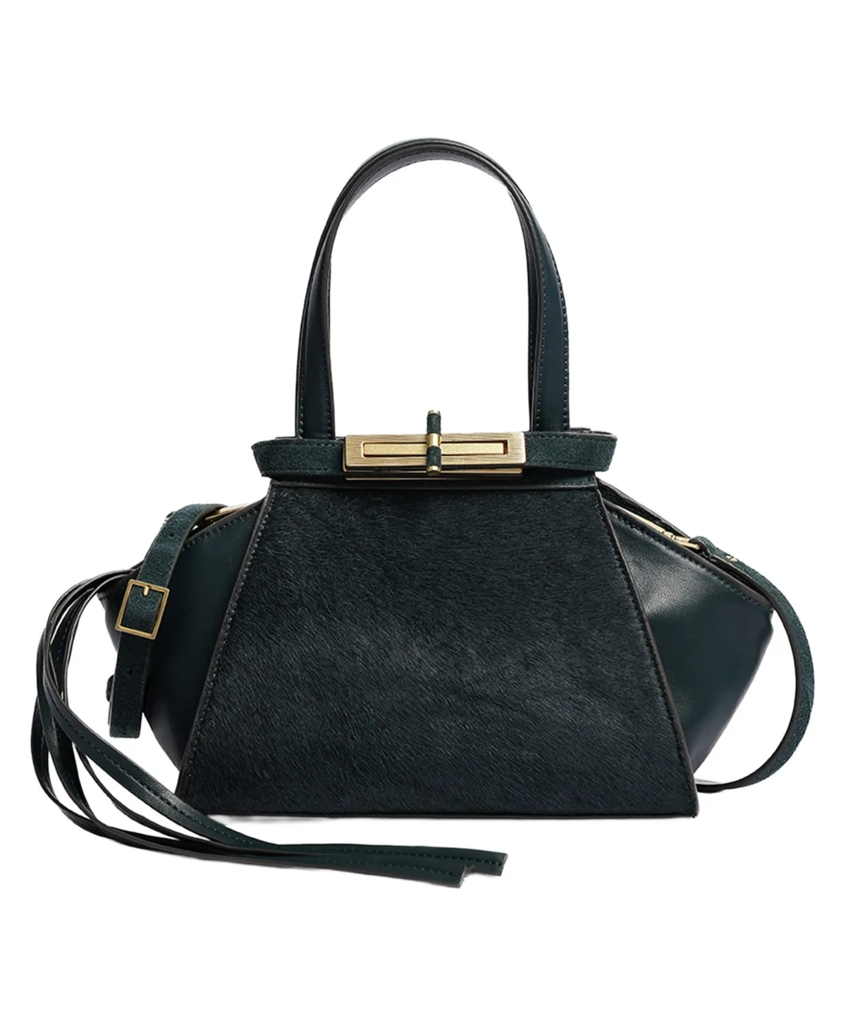 Leather Small Satchel Handbag by Kenneth Cole