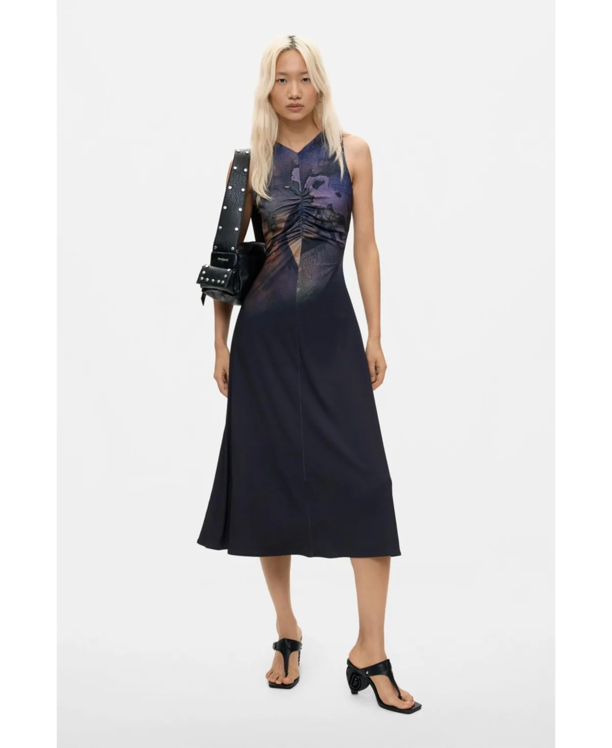 Knit A-Line Midi Dress by Desigual