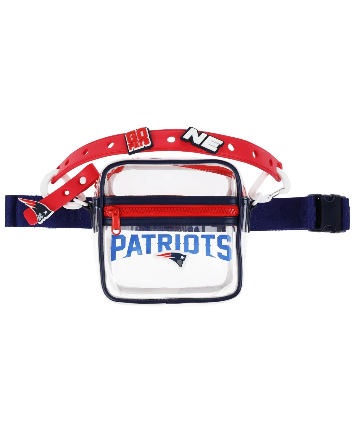 New England Patriots Jibbitz-Compatible Clear Stadium Bag by Crocs