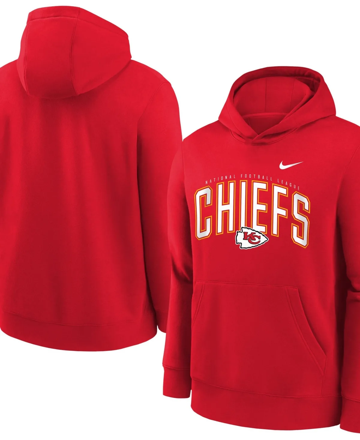 Kansas City Chiefs Logo Arch Fleece Hoodie by Nike