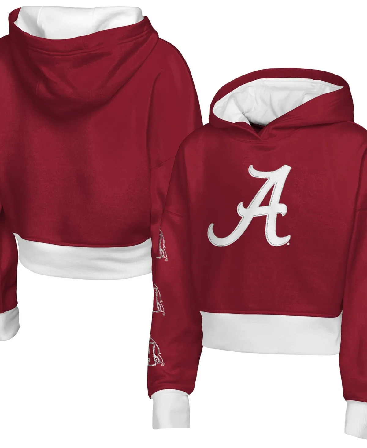 Alabama Crimson Tide Fair Catch Poly Fleece Hoodie by Outerstuff