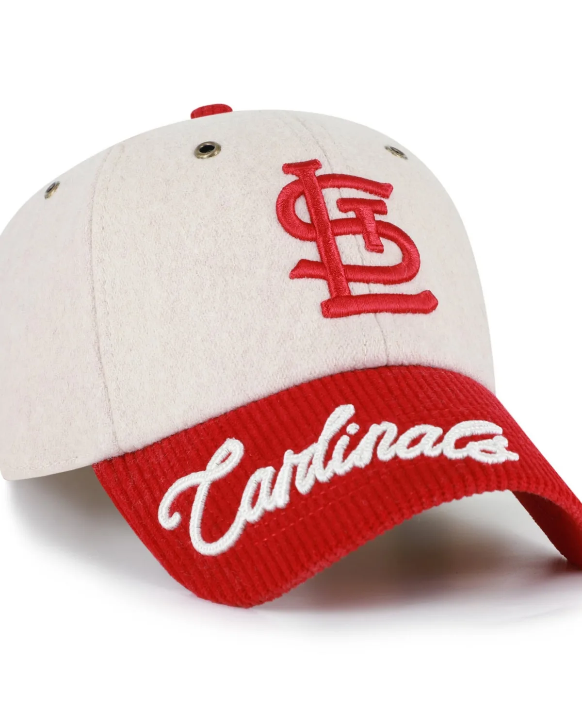 St. Louis Cardinals Rope Script Clean Up Adjustable Hat by 47 Brand