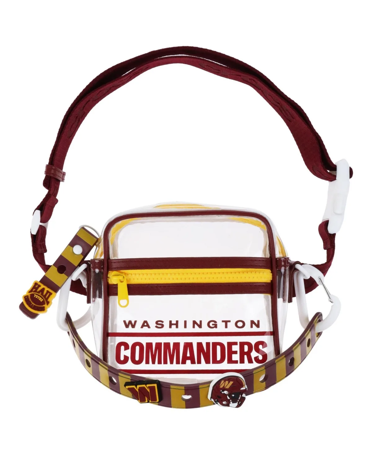Washington Commanders Clear Stadium Crossbody Bag by Crocs