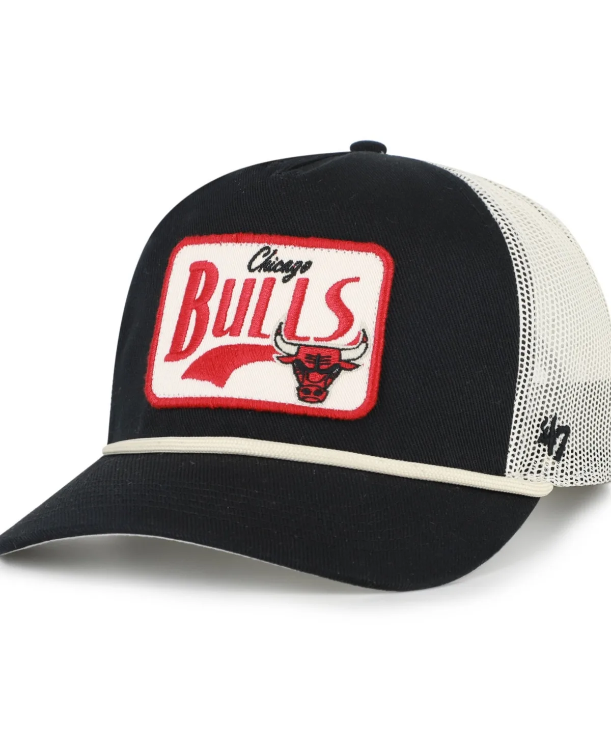 Chicago Bulls Emmett Heavy Twill Trucker Hitch Adjustable Hat by 47 Brand