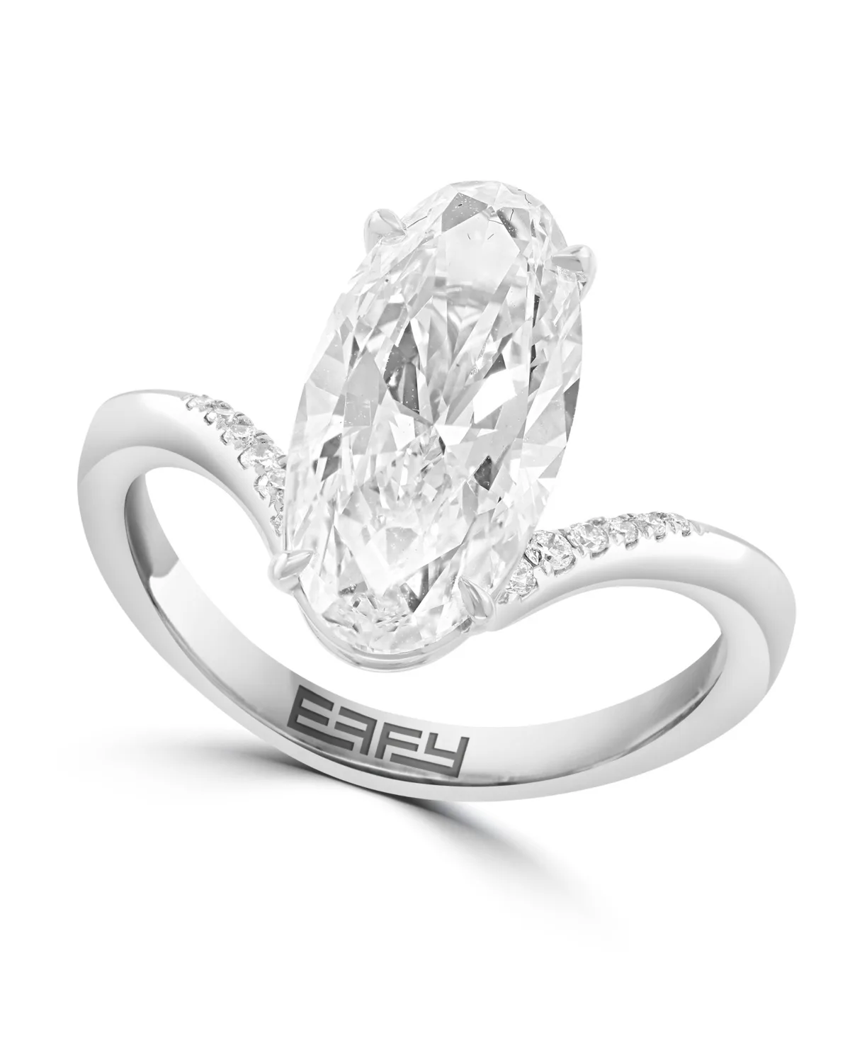 Lab Grown Diamond Marquise Ring (6-1/5 ct. t.w.) in 14k White Gold