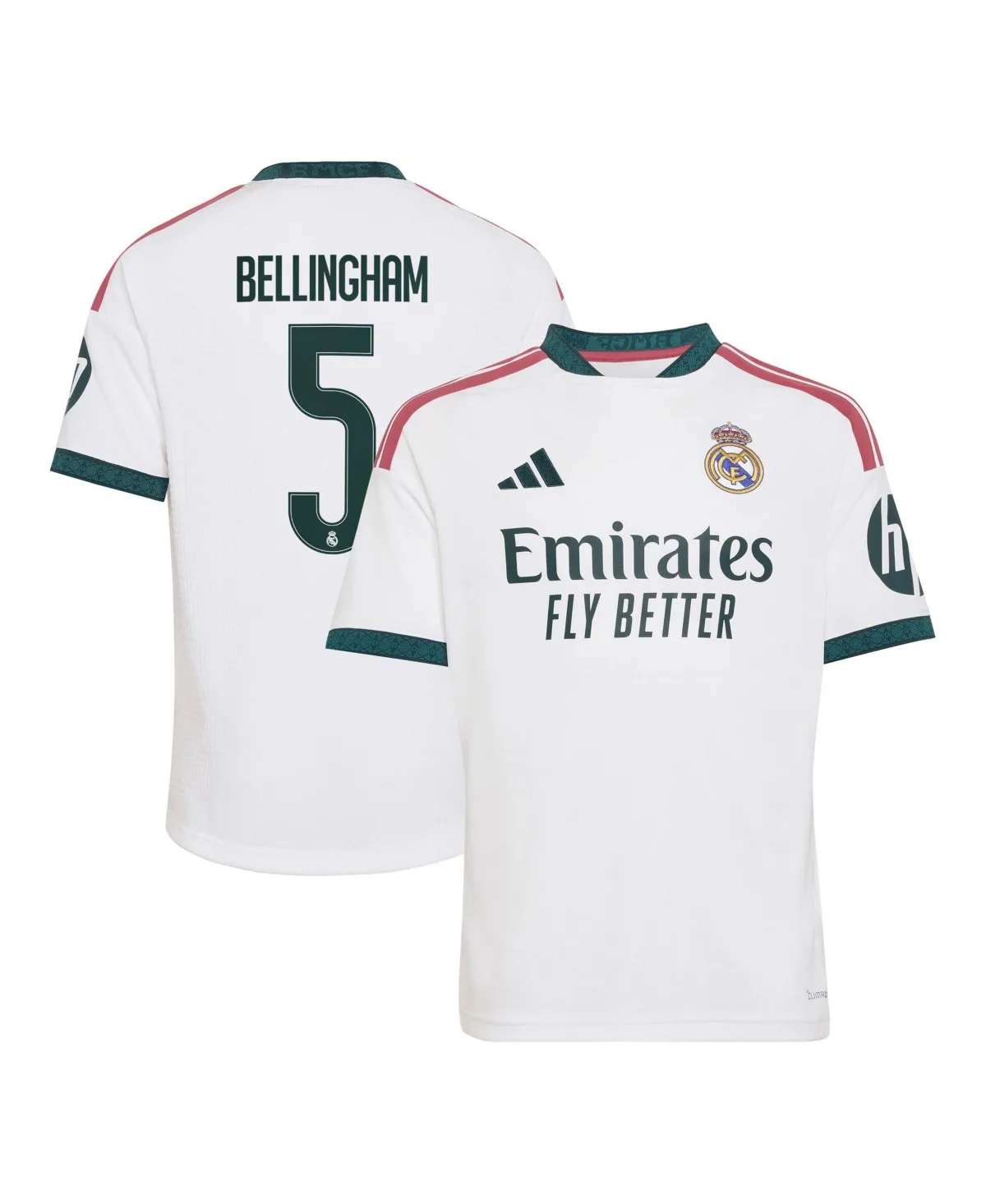 Jude Bellingham Real Madrid 2026/27 Home Replica Jersey by adidas
