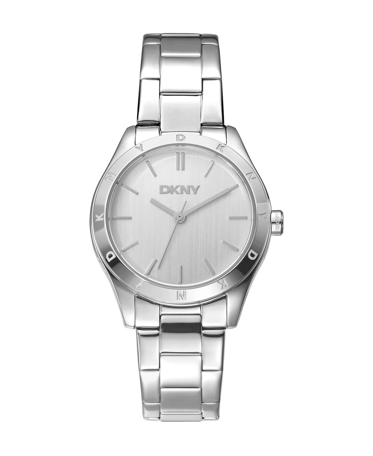 Quartz Silver Stainless Steel Bracelet Watch, 32 mm by DKNY