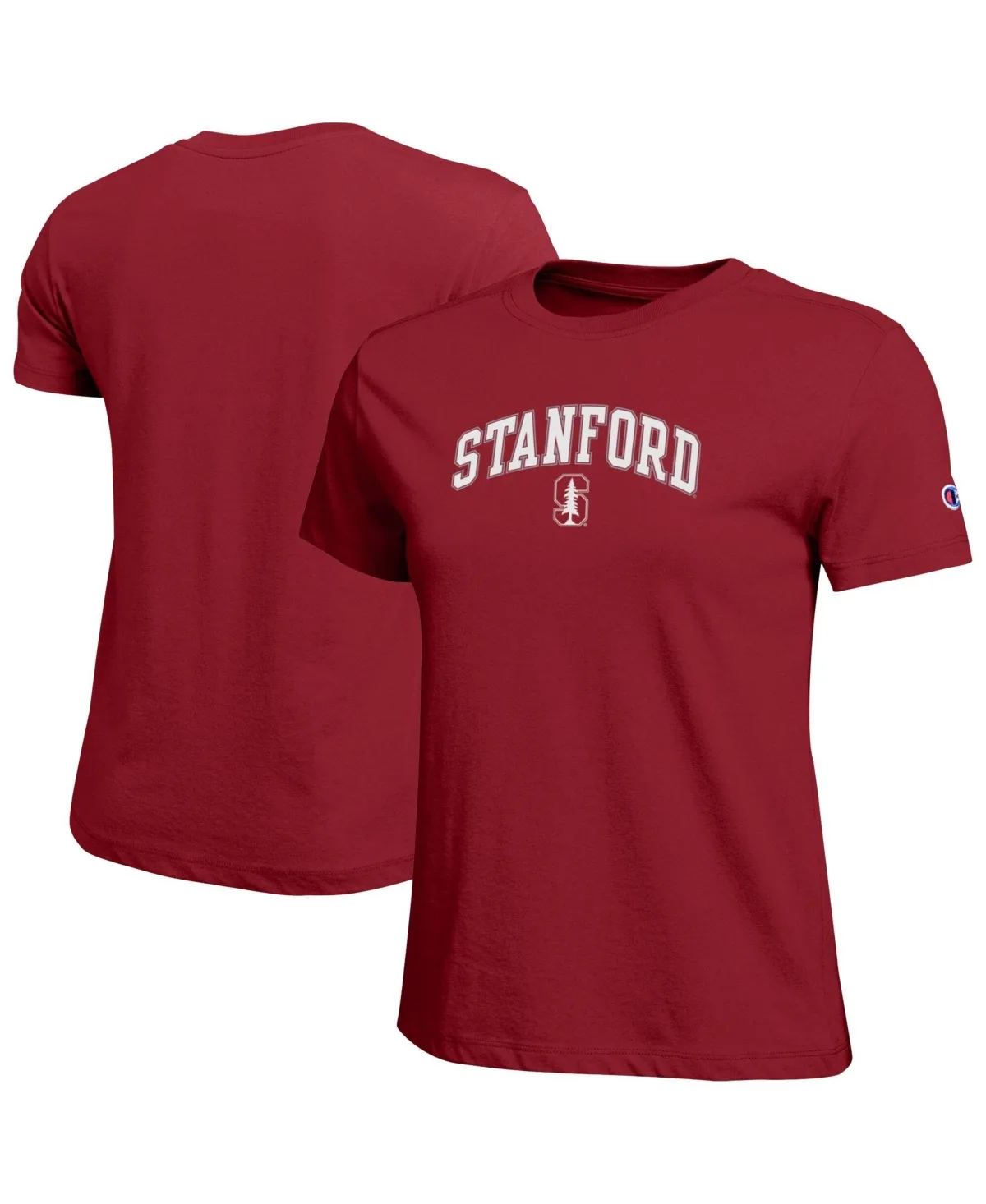 Stanford Cardinal Arched Over Logo T-Shirt by Champion