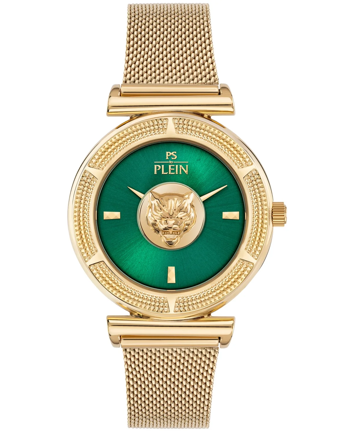 Opium Mirage Quartz Round Ip Yellow Gold Case Watch 38mm by Plein Sport