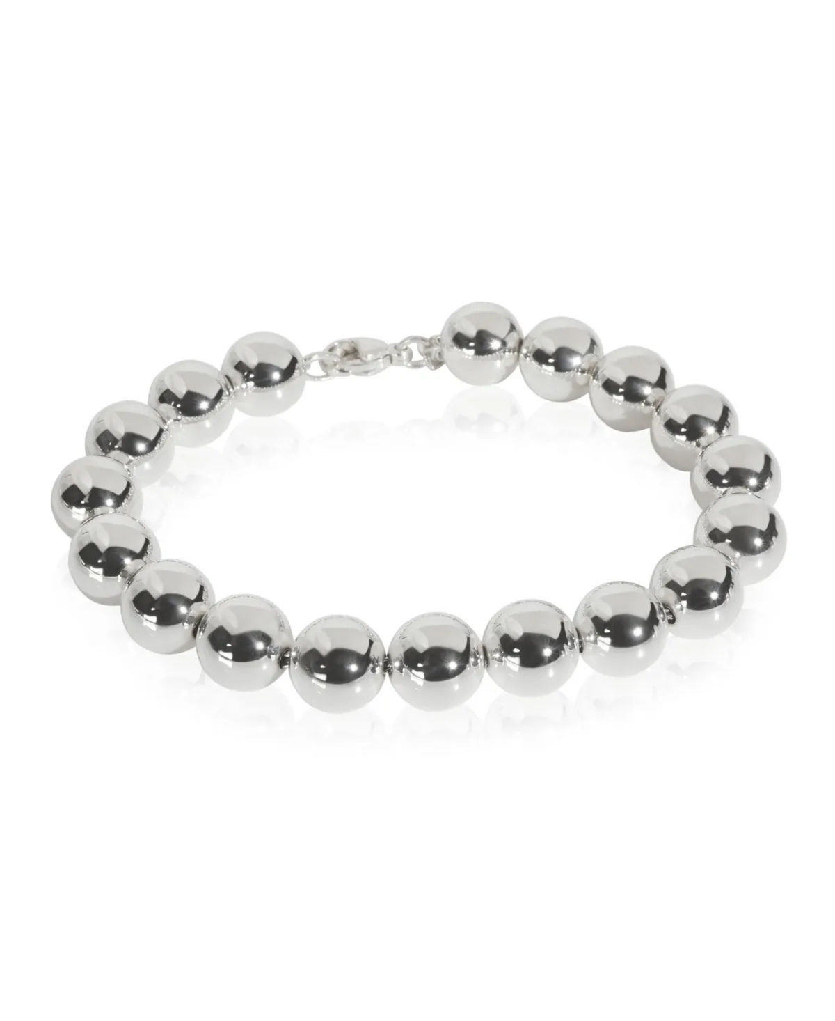 Pre-Owned Tiffany & Co Sterling Silver HardWear Ball Bracelet by Tiffany & Co.