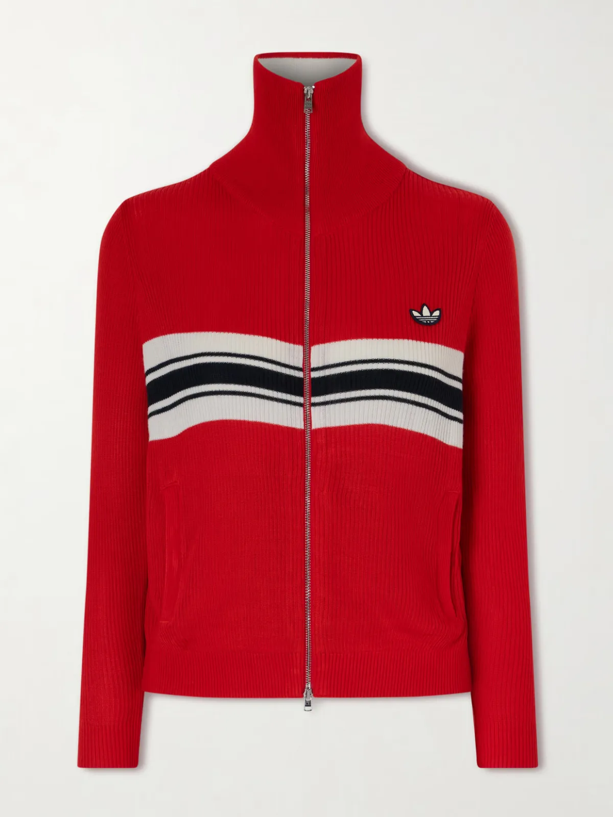 - Logo-embroidered Knitted Sweater - by adidas Originals