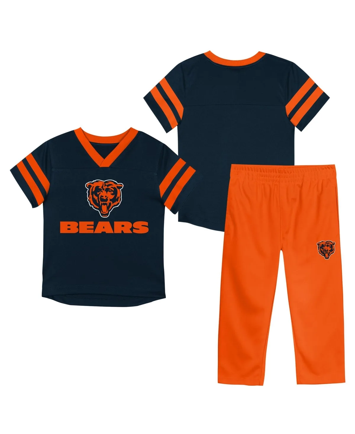 Chicago Bears Red Zone Jersey Top Pants Set by Outerstuff