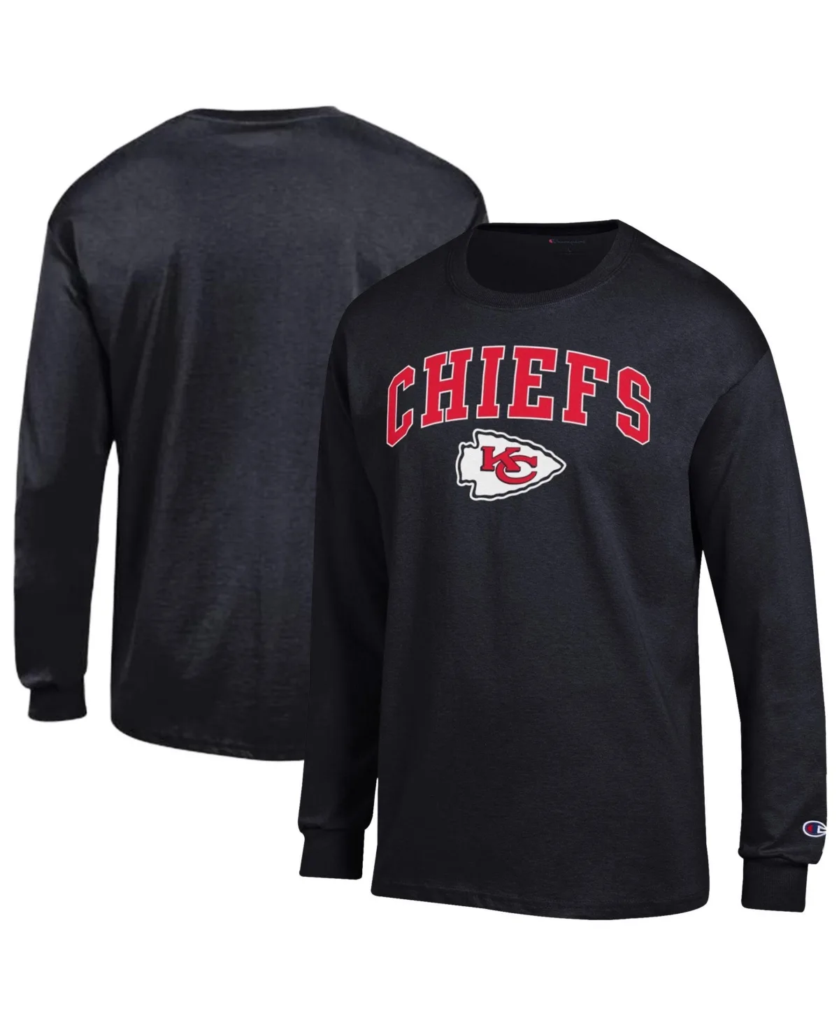 Kansas City Chiefs Arch Over Logo Long Sleeves T-Shirt