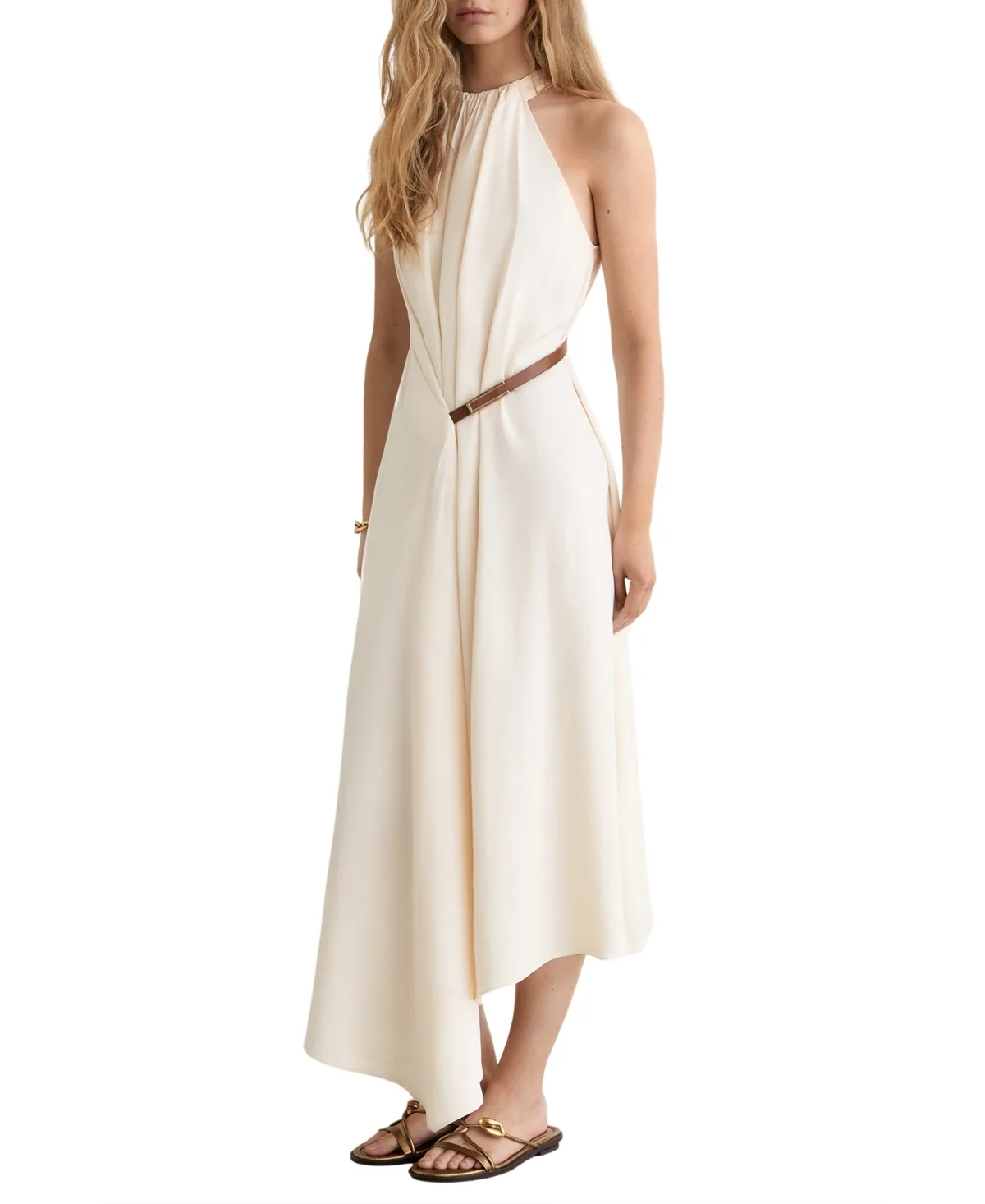 Evie Halterneck Dress by Reiss