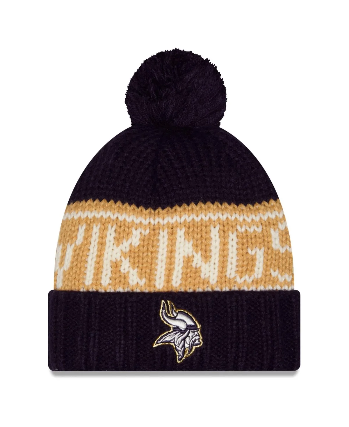 Minnesota Vikings 2026 Rivalries Collection Cuffed Knit with Pom Hat by New Era