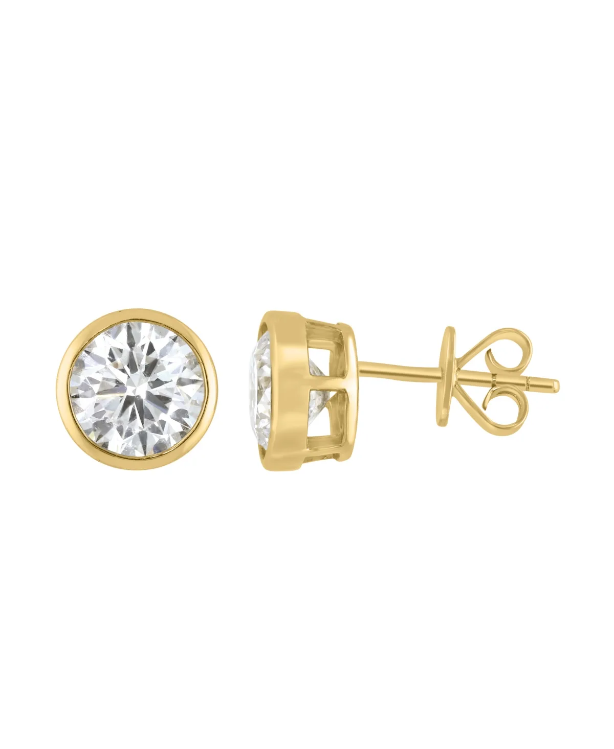 Lab Grown Diamond Round Stud Earrings (2-7/8 ct. t.w.) in 14k Yellow Gold
