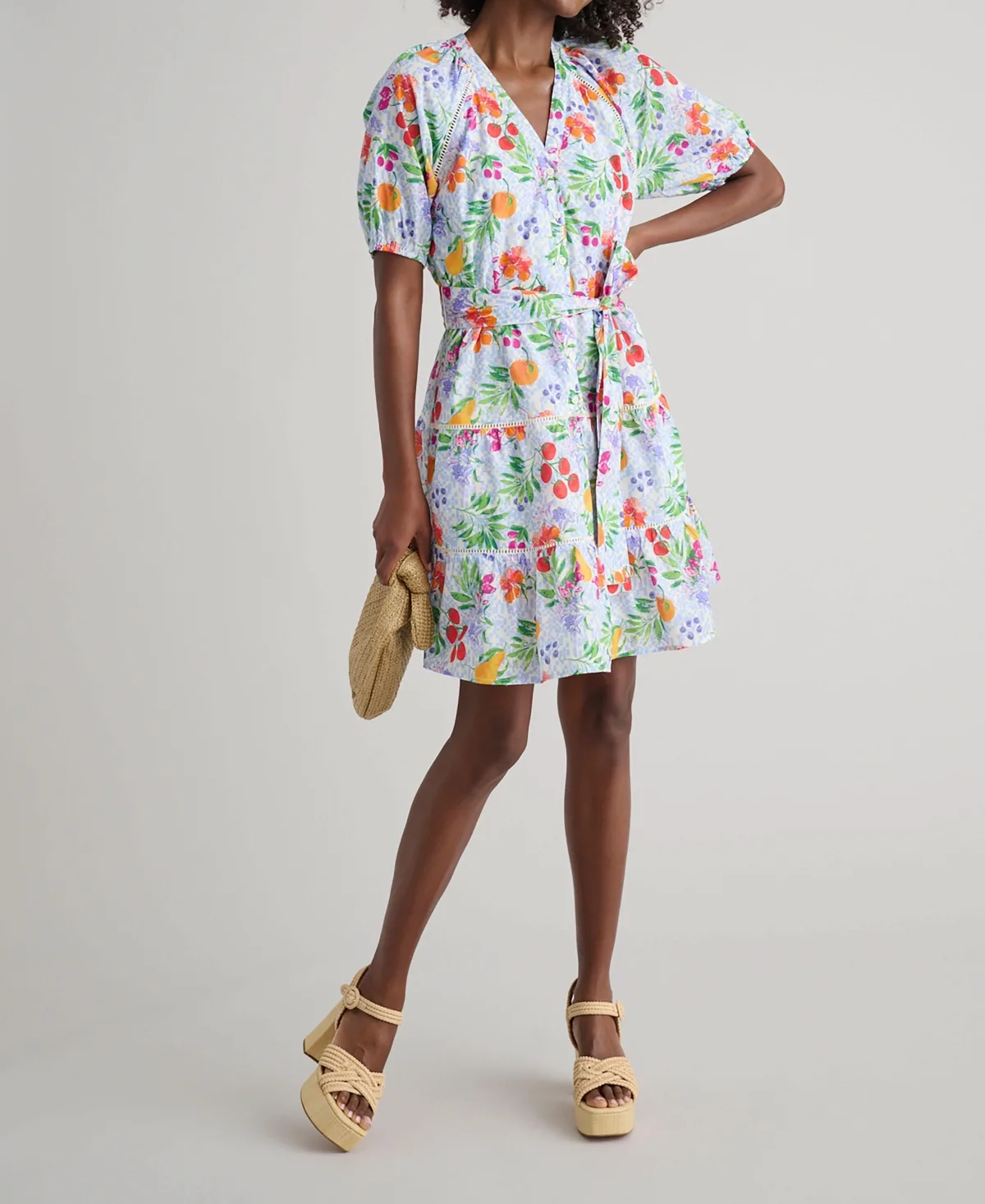 Cotton Short-Sleeve Sierra Dress by Untuckit