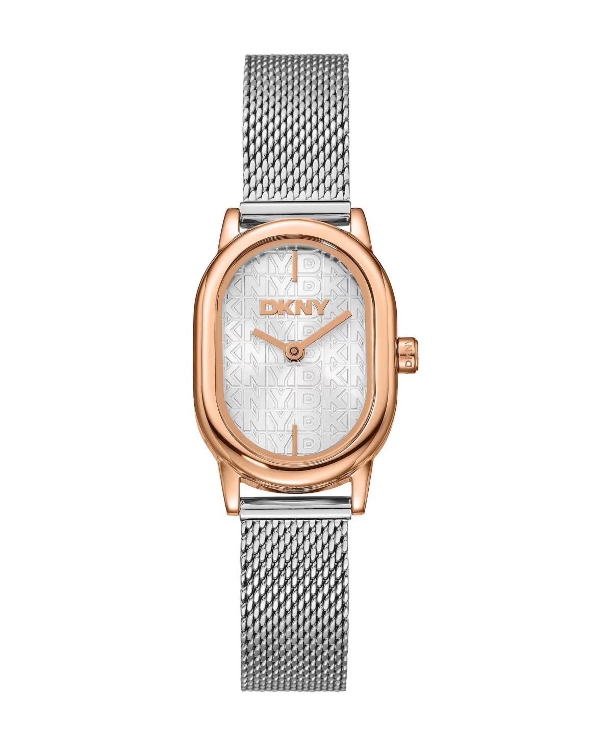 Quartz Everyday Water-Resistant Silver Stainless Steel Bracelet Watch, 22 mm by DKNY