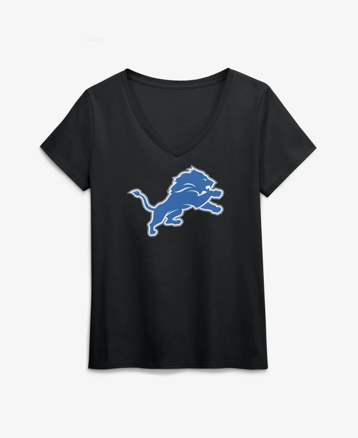 Detroit Lions V-Neck Short-Sleeve Tagless T-Shirt by Logo Athletic