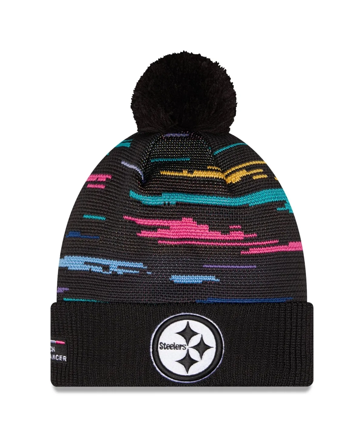 Pittsburgh Steelers 2026 Nfl Crucial Catch Cuffed Knit with Pom Hat by New Era