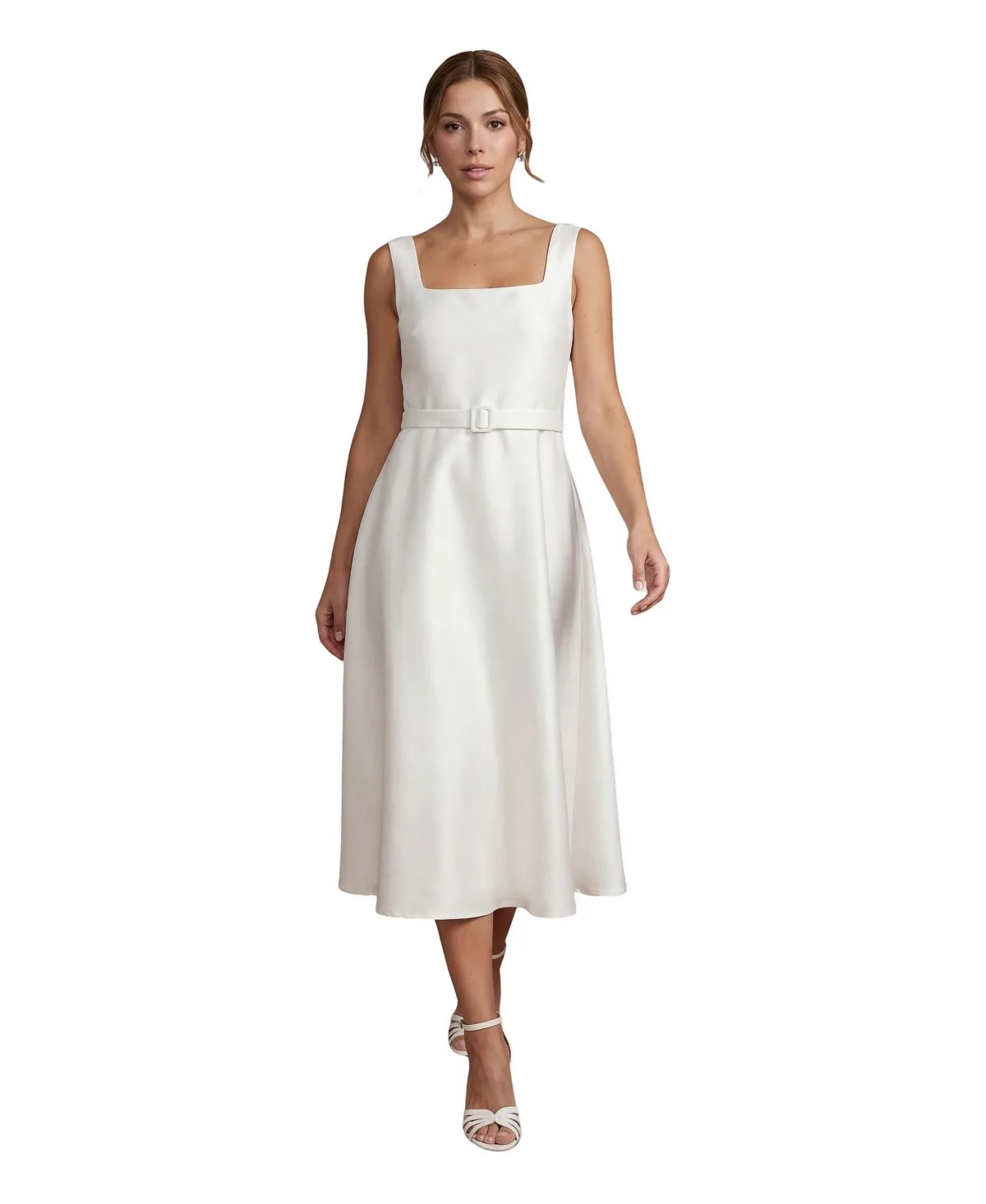 Belted A-Line Midi Dress by Coast